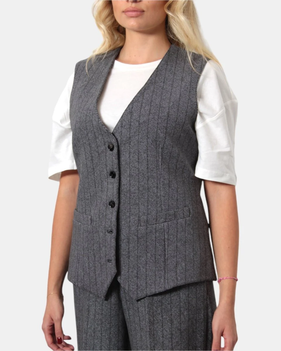 GILET CIRCOLO 1901 - GRAY - immagine 5