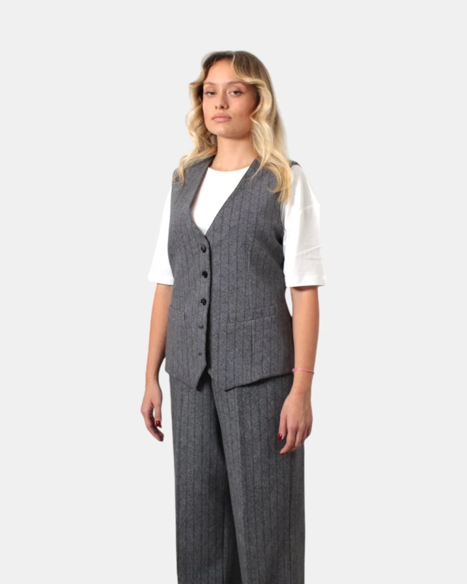 GILET CIRCOLO 1901 - GRAY - immagine 3