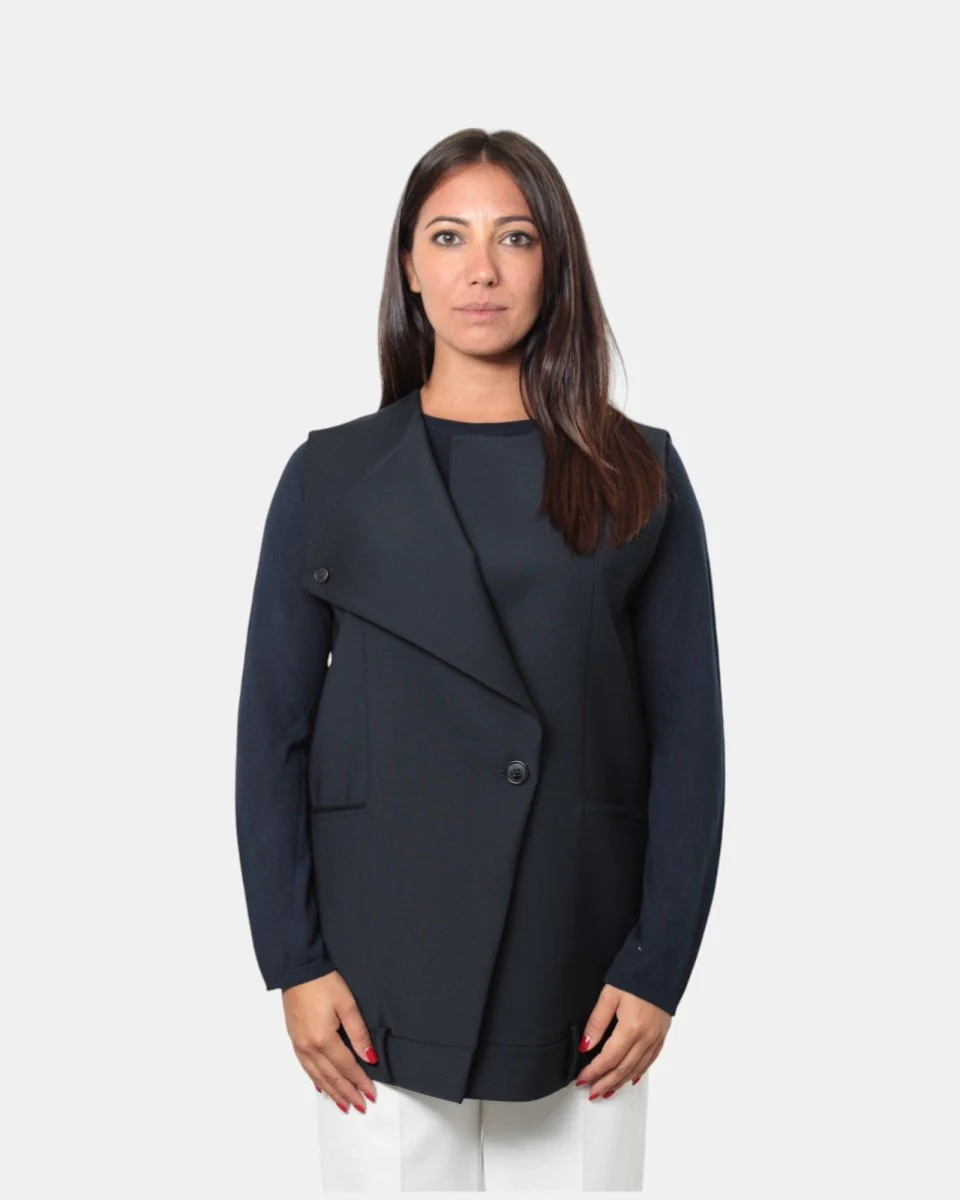 GILET MEIMEI J - 258 DARK NAVY
