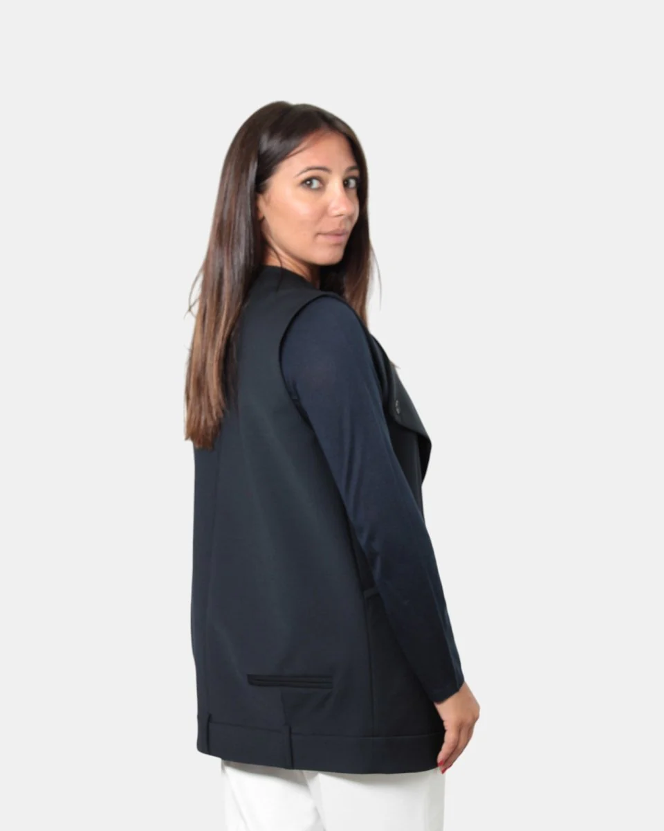 GILET MEIMEI J - 258 DARK NAVY - immagine 4