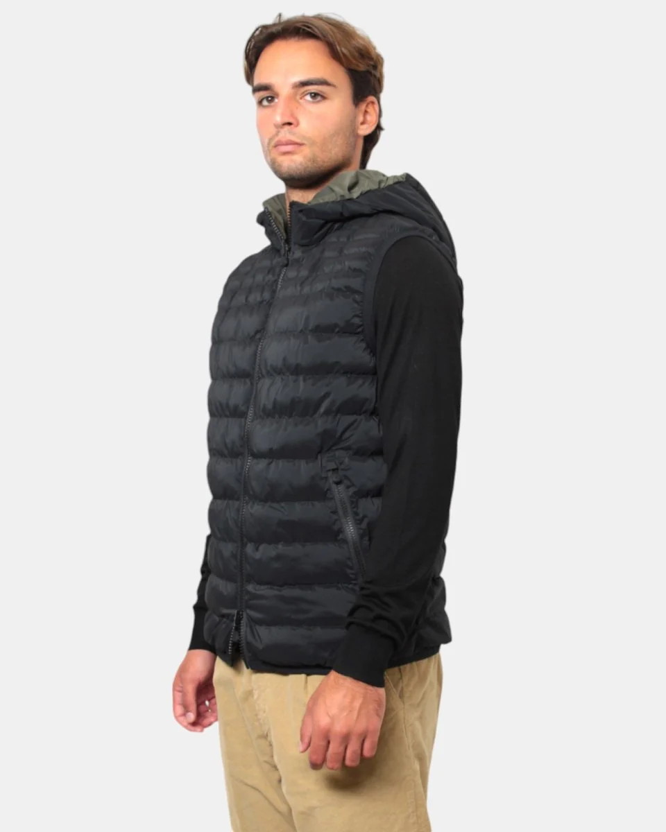 GILET PEOPLE OF SHIBUYA MOD. ATAI - 999 NERO - immagine 3