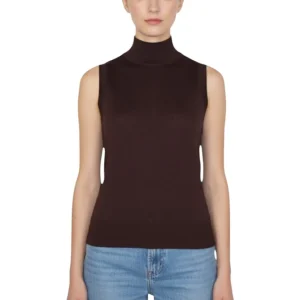 gilet rasato a lupetto - 33 moka