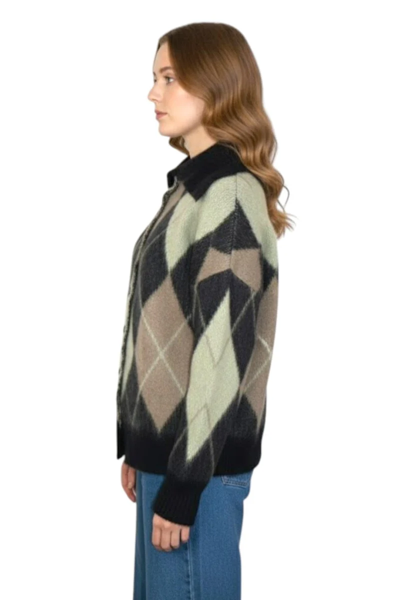 girocollo - 416 nero/castagna - immagine 3