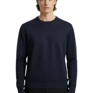 girocollo basico rasato calato - 41 blu