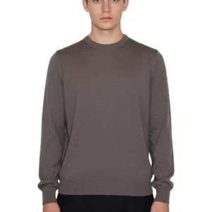 girocollo basico rasato calato - 42 corteccia