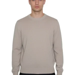 girocollo basico rasato calato - 58 umber