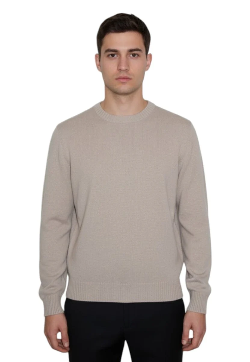 girocollo basico rasato calato - 58 umber - immagine 2