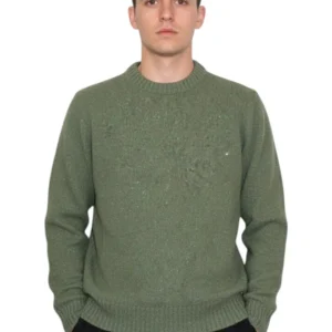 girocollo basico rasato calato - 819 oliva