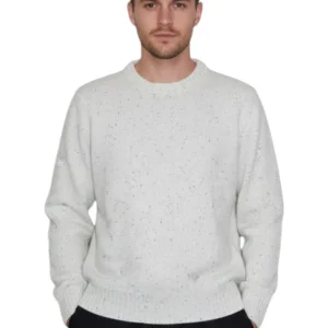 girocollo basico rasato calato - 857 latte