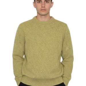 girocollo basico rasato calato - 875 senape