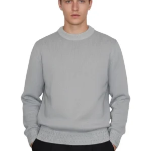 girocollo con finiture slana vintage - 696 sasso