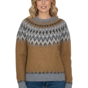 girocollo jacquard cropped - f2305 grigio