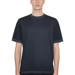 girocollo manica corta - 700 nero