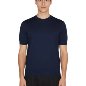 girocollo manica corta - blu notte