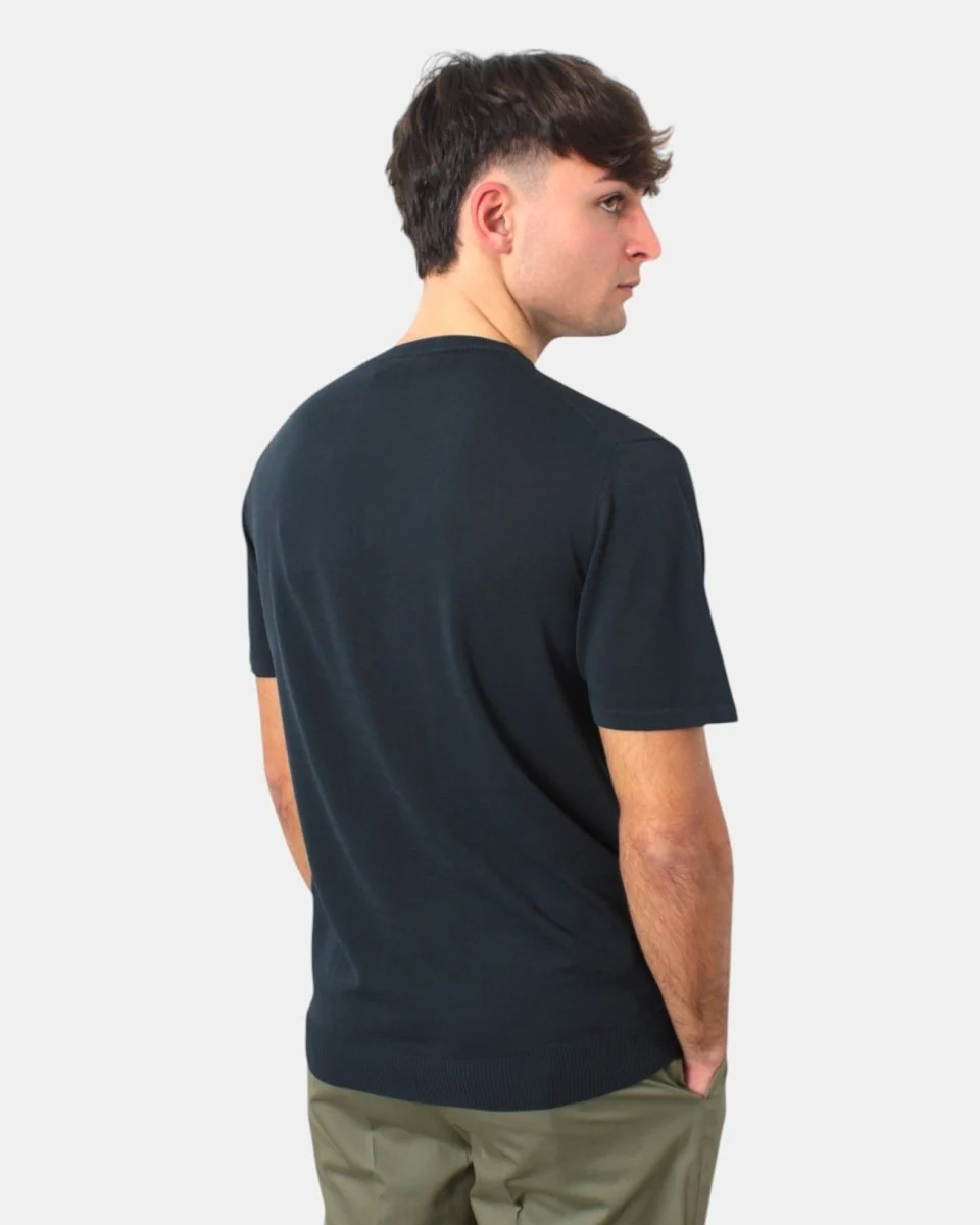 GIROCOLLO MANICA CORTA DANIELE FIESOLI - 0023 NOTTE - immagine 4