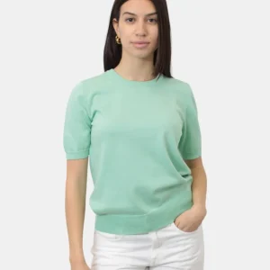 GIROCOLLO MANICA CORTA HEKLA & CO - MENTA