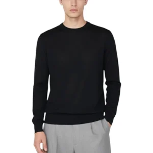 girocollo manica lunga - nero