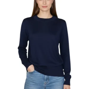 girocollo merinos over - 51046 navy