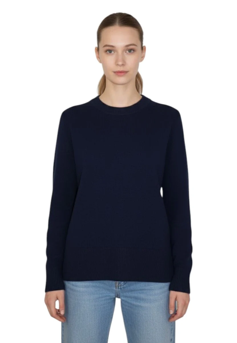 girocollo over - navy - immagine 2