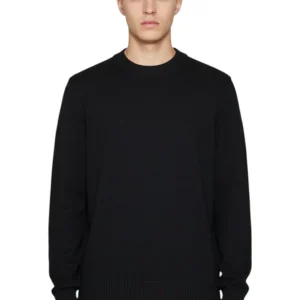 girocollo rasato calato - 10 nero