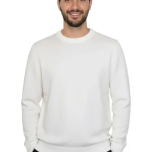 girocollo rasato calato - 101 avorio