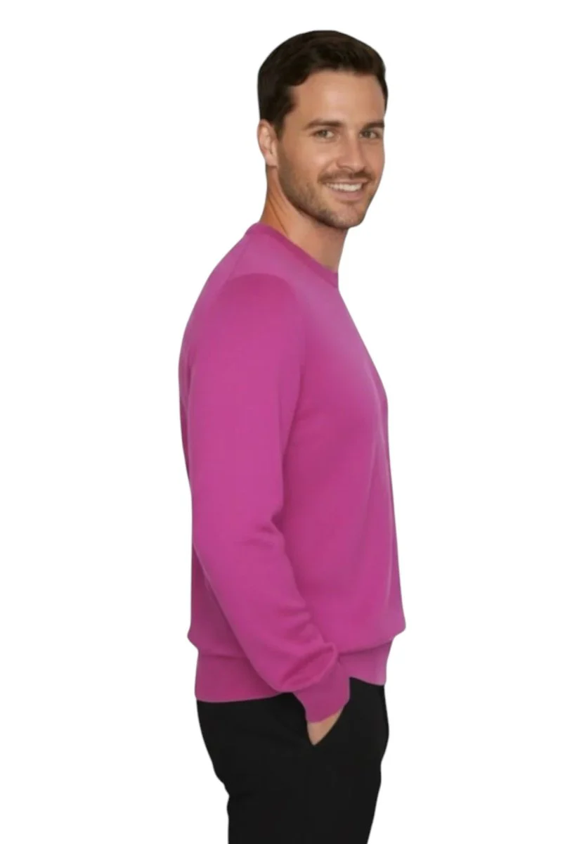 girocollo rasato calato - 139 azalea - immagine 3