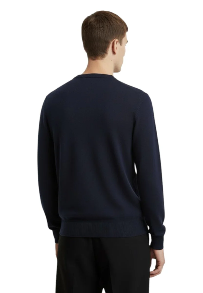 girocollo rasato calato - 20 navy - immagine 4