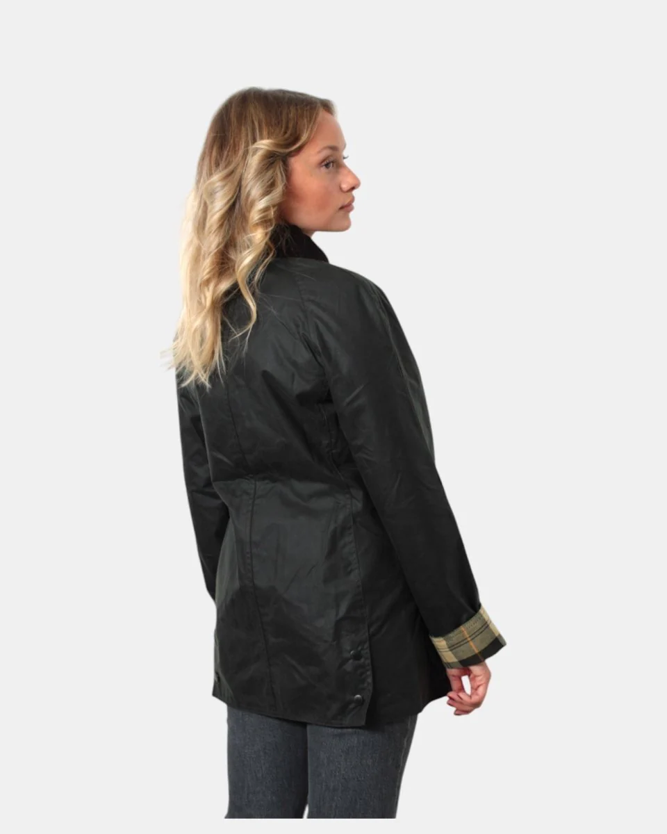 GIUBBOTTO BARBOUR MOD.BEADNELL WAX - SAGE - immagine 4