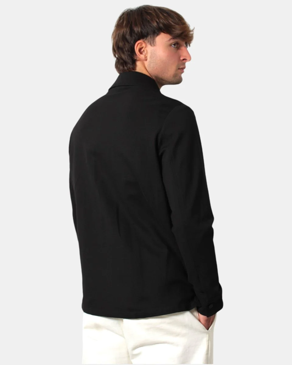 GIUBBOTTO CAMICIA PEOPLE OF SHIBUYA MOD. AHIRT - 999 NERO - immagine 4