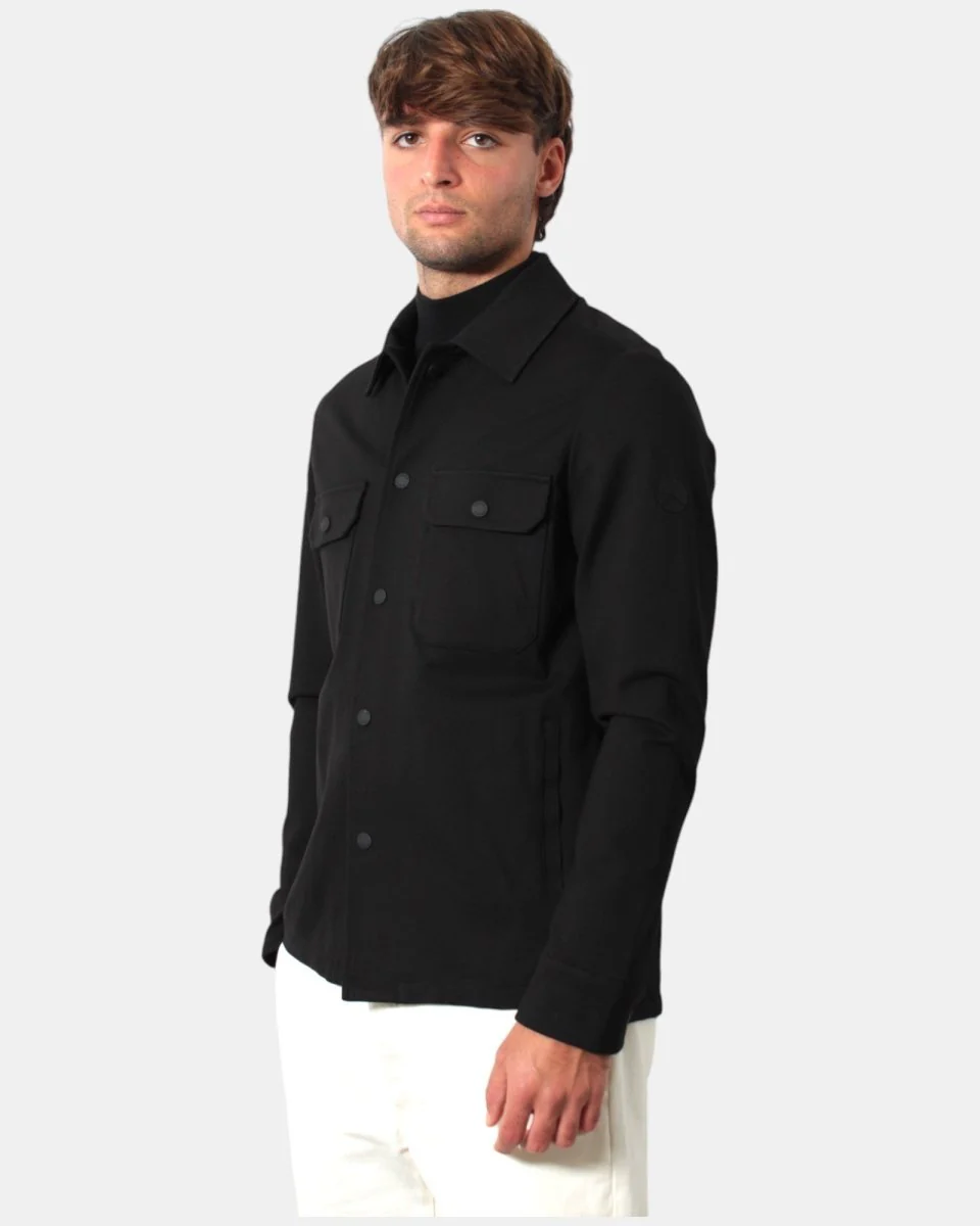 GIUBBOTTO CAMICIA PEOPLE OF SHIBUYA MOD. AHIRT - 999 NERO - immagine 3