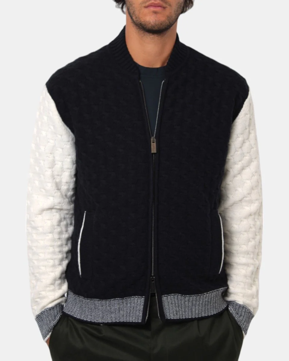 GIUBBOTTO IN MAGLIA PAOLO PECORA - 0002 FANTASIA - immagine 5