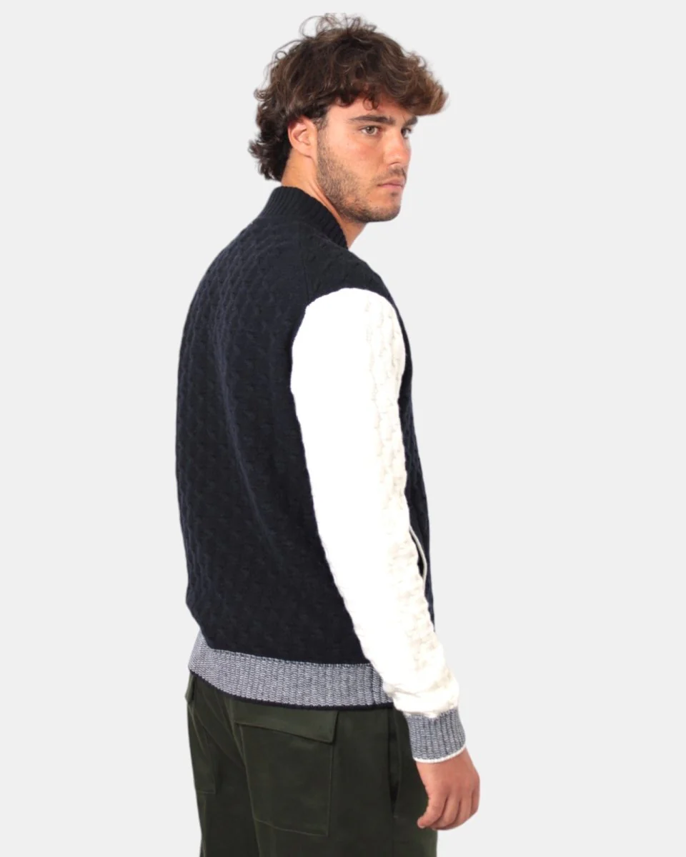 GIUBBOTTO IN MAGLIA PAOLO PECORA - 0002 FANTASIA - immagine 4