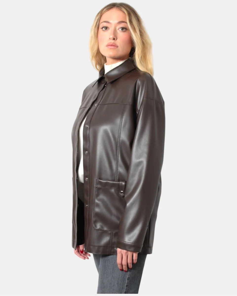 GIUBBOTTO MAX MARA LEISURE MOD. QUANTUM - 003 MARRONE - immagine 3