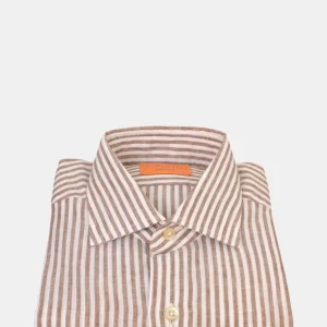 GRIGIO - Camicie Manica Lunga Marrone