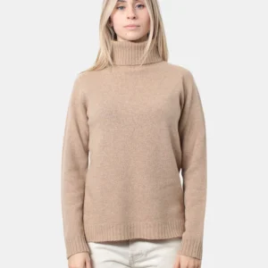 HEKLA & CO - Maglie A Dolcevita Cappuccino