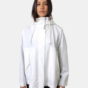 IMPERMEABILE MAX MARA LEISURE MOD. PRESTON - 010 BIANCO OTTICO