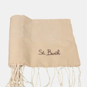 JACQUARD BEACH TOWEL WITH FRINGE - BANDANA 11