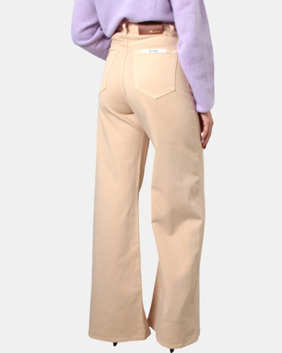 JEANS RE-HASH 5 TASCHE MOD. AVRIL - 3202 BEIGE - immagine 4