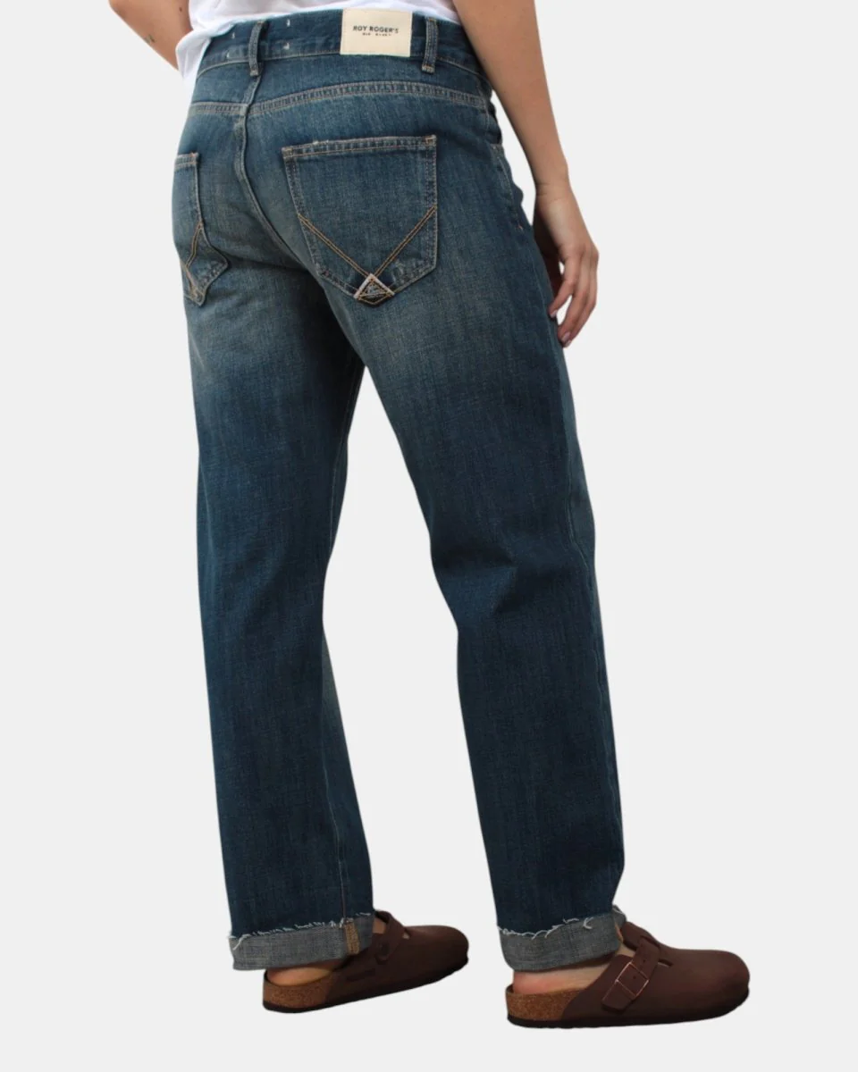 JEANS ROY ROGER'S MOD. NEW OSKAR - C0999 DENIM - immagine 4