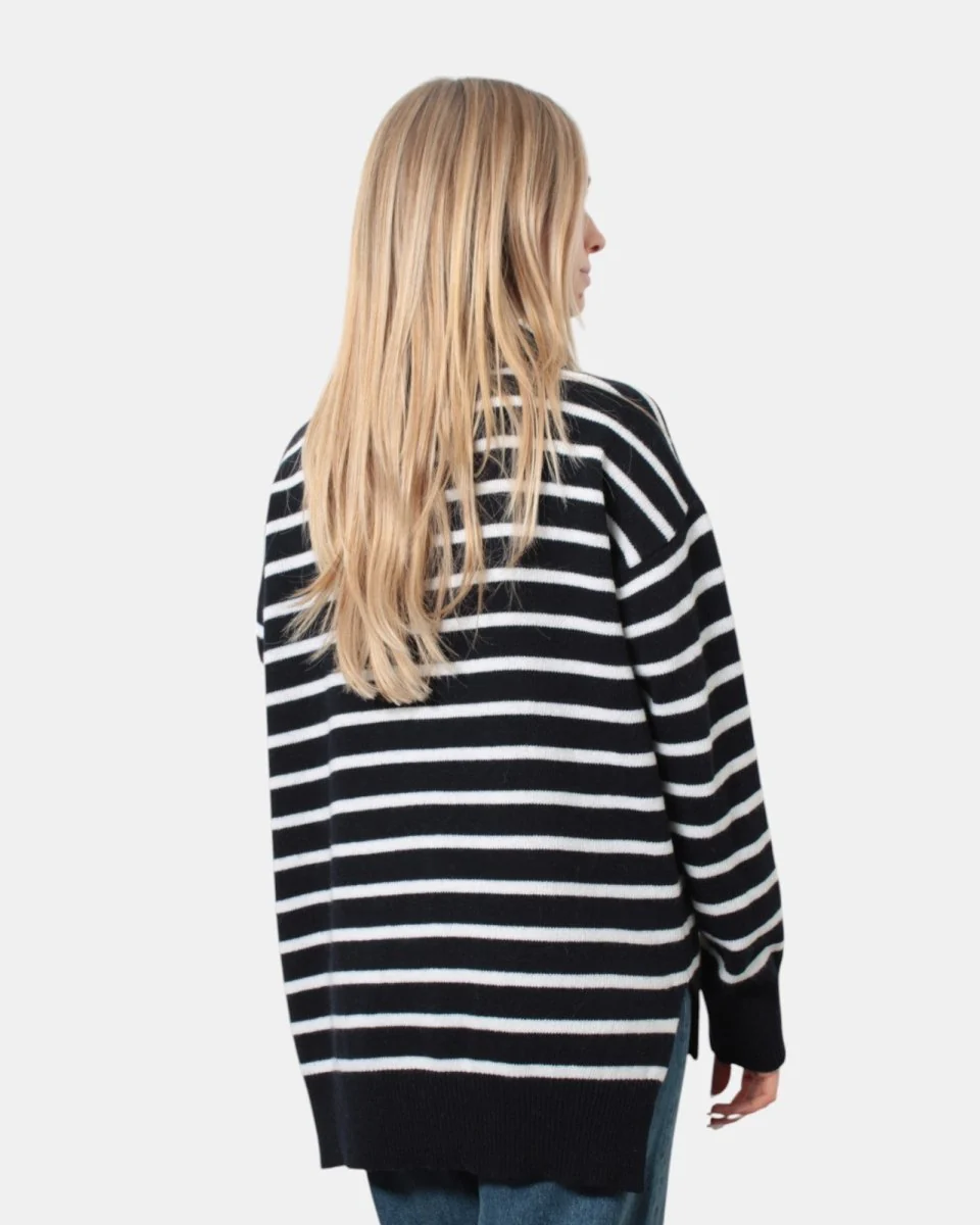 JEI-O - Polo A Manica Lunga Blu - immagine 4