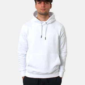 K WAY - Felpe Con Cappuccio Bianco