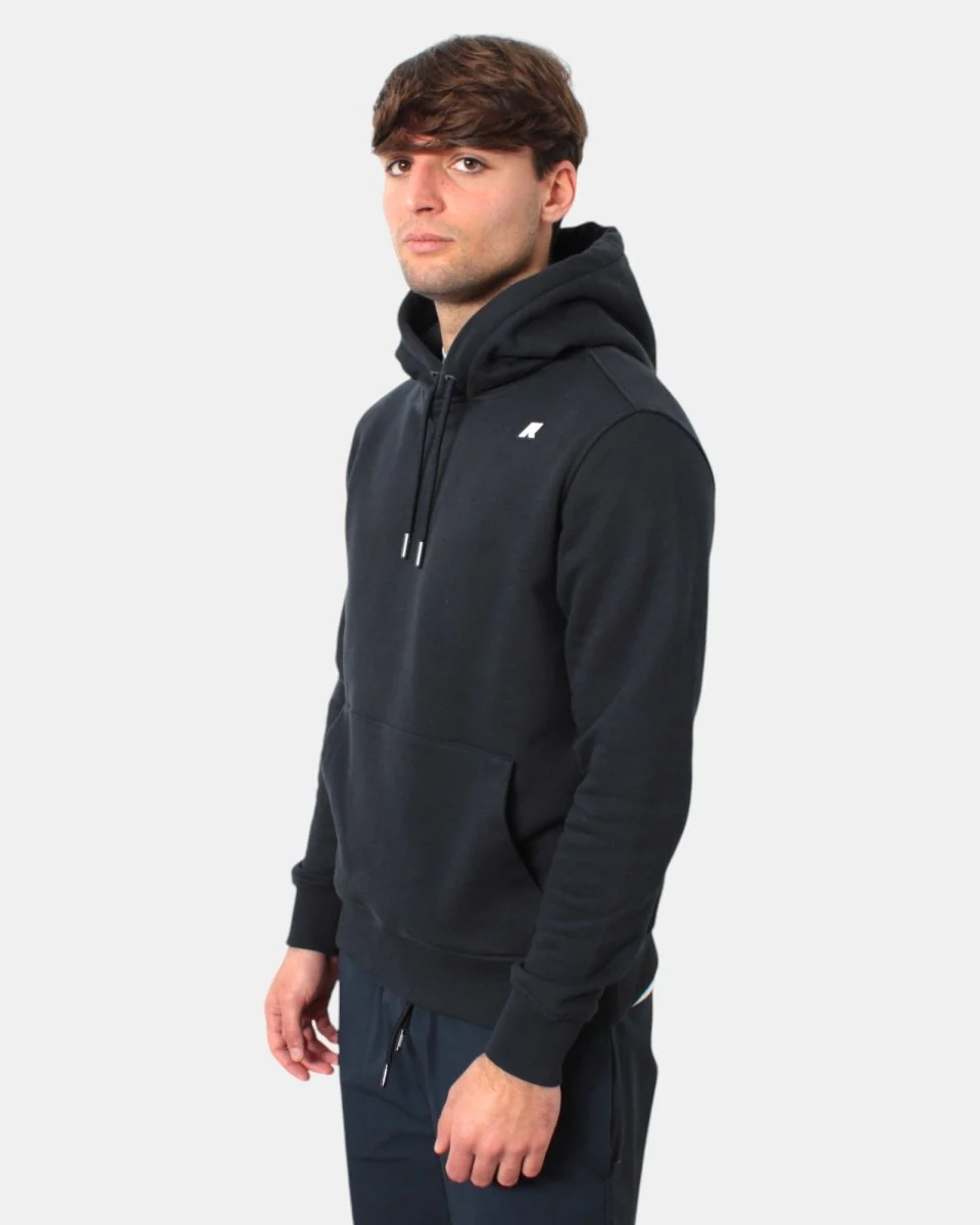 K WAY - Felpe Con Cappuccio Blu - immagine 3