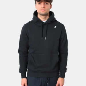 K WAY - Felpe Con Cappuccio Blu