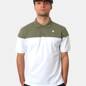 K WAY - Polo A Manica Corta Bianco