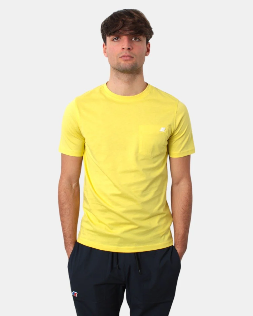 K WAY - T-shirt Giallo - immagine 2