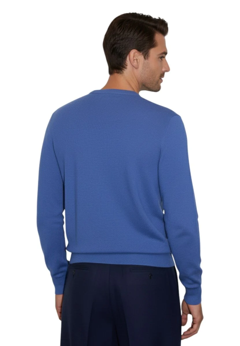 KANGRA - Girocollo Manica Lunga Blu - immagine 4