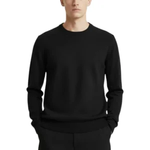 KANGRA - Girocollo Manica Lunga Nero