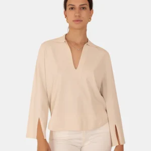 KANGRA - Polo A Manica Corta Panna