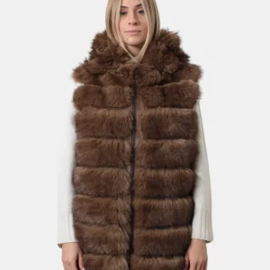 LEON & LOULOU - Pelliccie Marrone