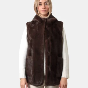 LEON & LOULOU - Pelliccie Marrone